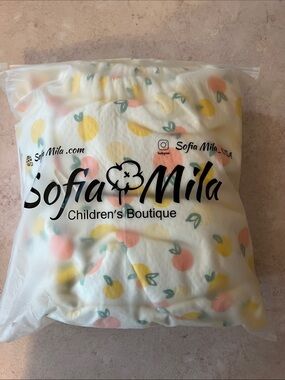 Bamboo 70%/Cotton 30% Organic Crib Mattress Cover Sofia Mila Boutique.